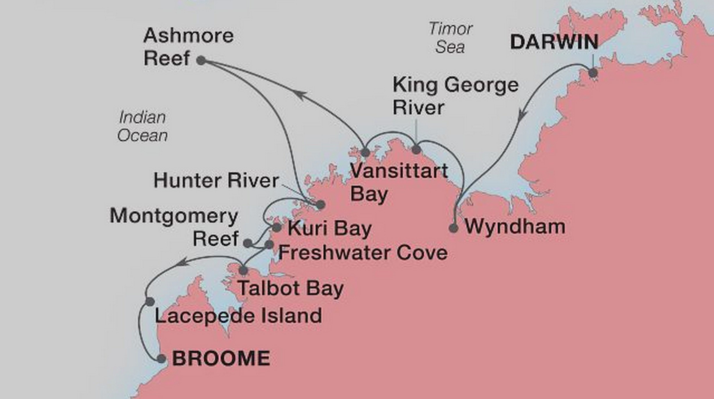 Route Drawin - Broome