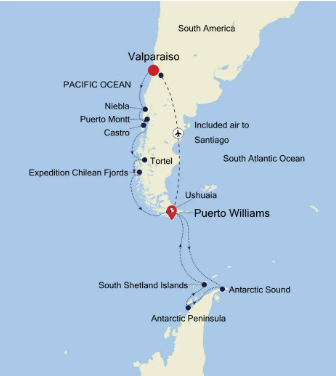 Antarctica vanuit Valparaiso