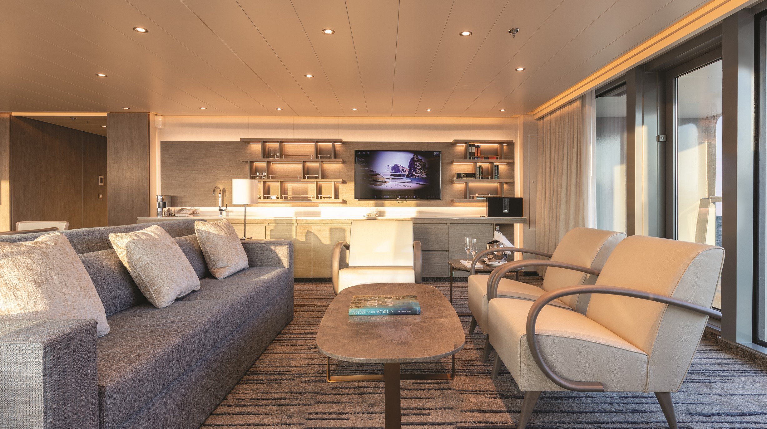 Silver Origin - Owners suite Living room