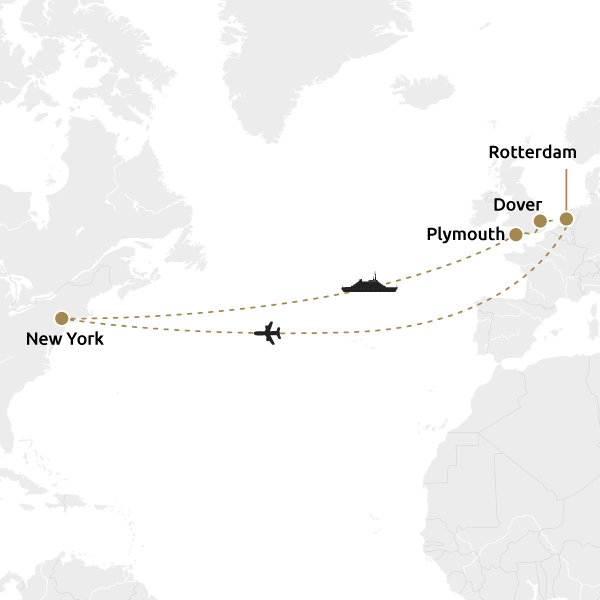 150 jaar jubileum - Transatlantische oversteek HAL