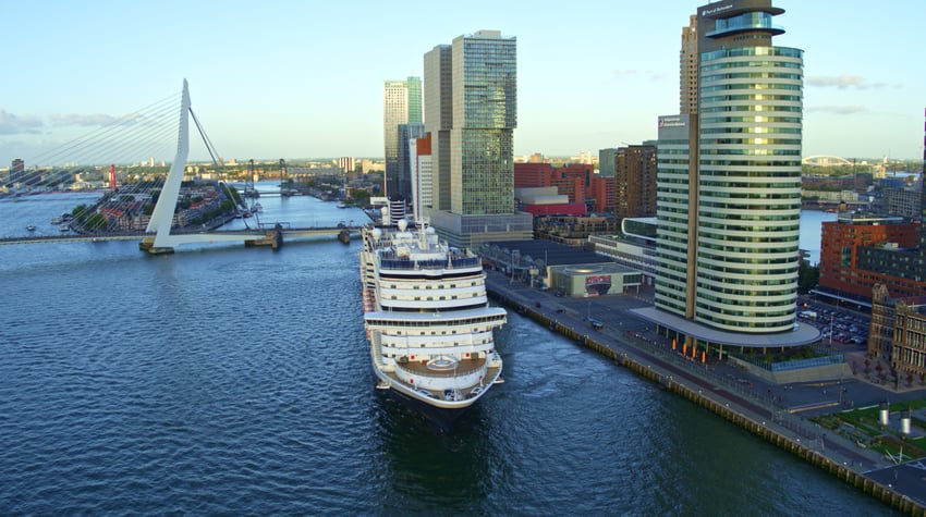 Holland America Line - Rotterdam - Vertrek uit Rotterdam (4)