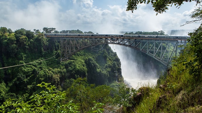 Per luxe trein van Victioria Falls - Pretoria   