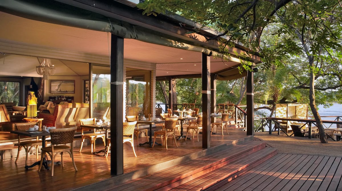 Cascade Island Lodge  Verandah