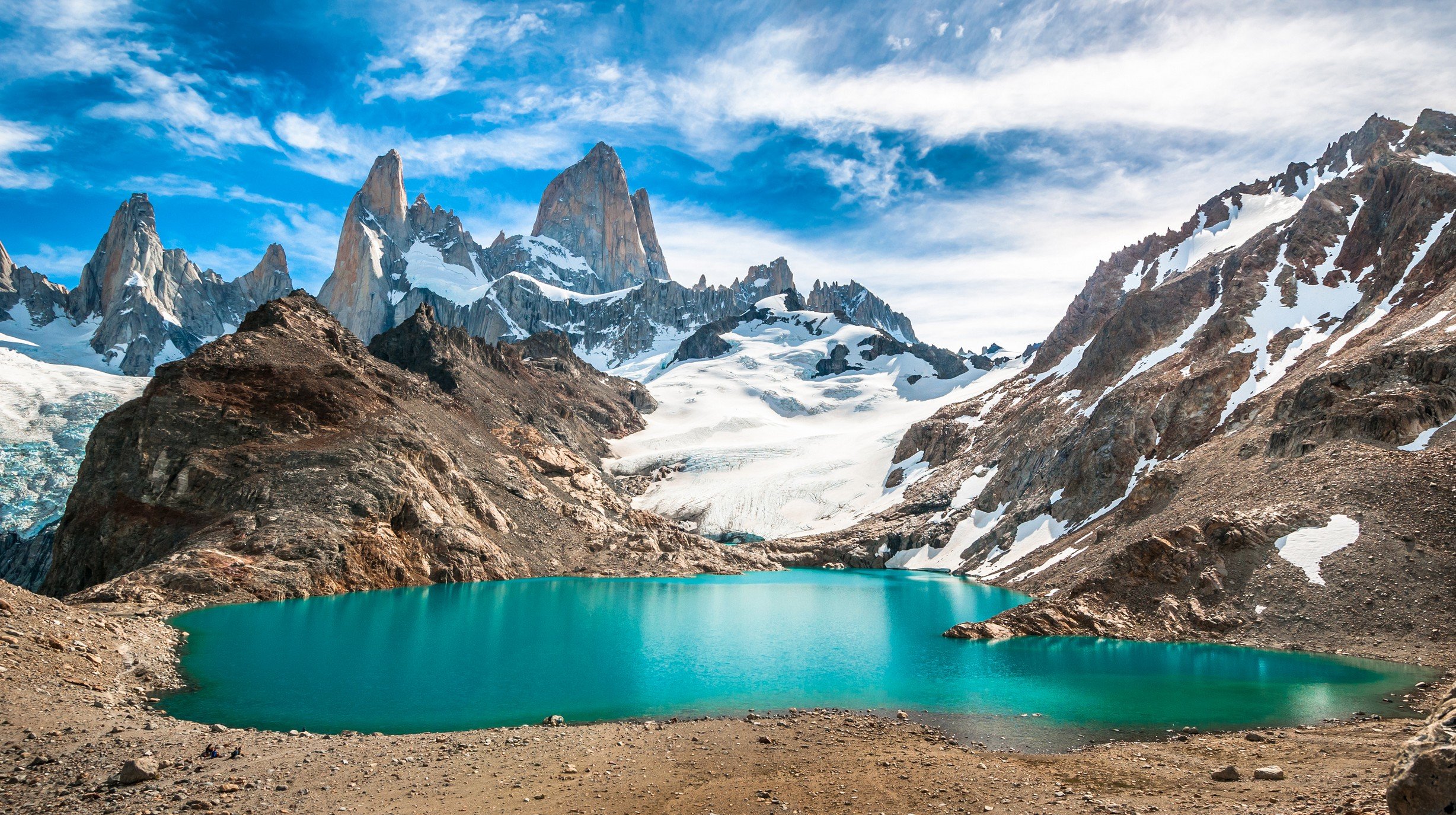 Argentinië, Patagonië, Fitz Roy en Laguna de los Tres