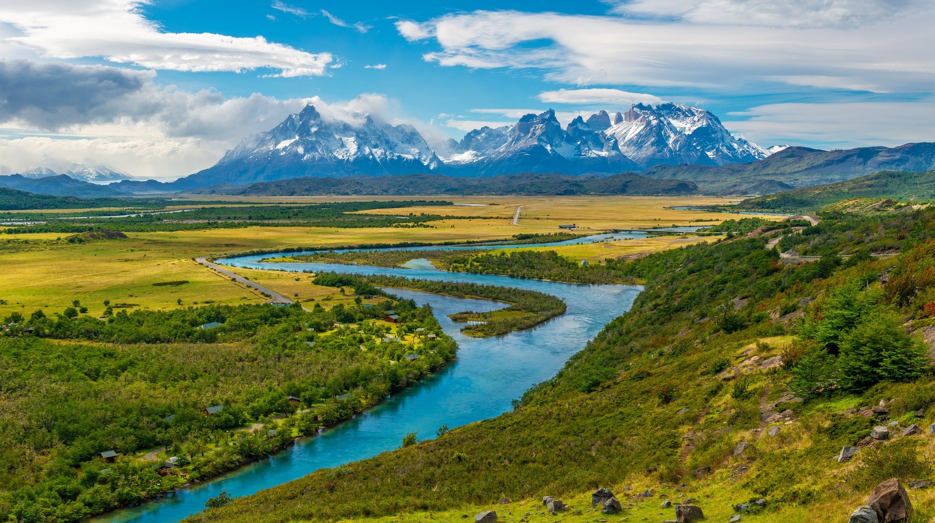 Torres del Paine national park, Patagonia, Chili