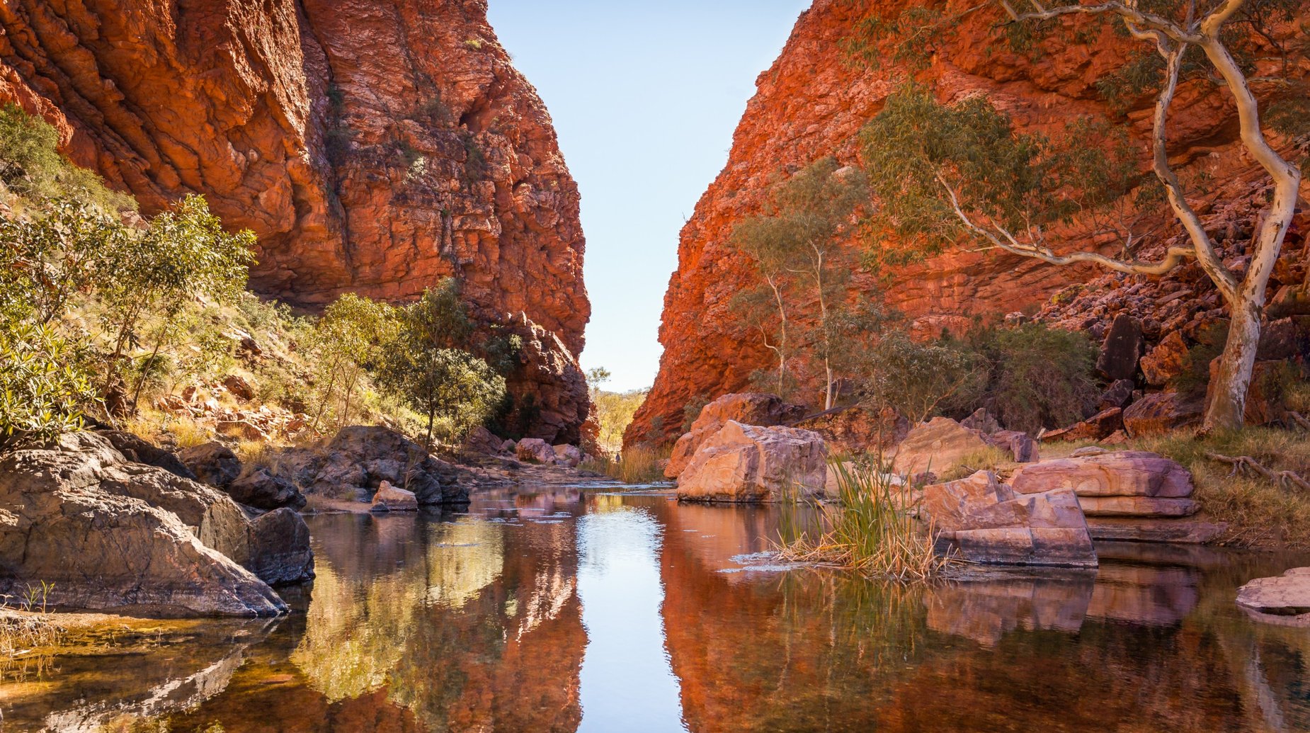Australië - Simpson Gap bij Alice Springs