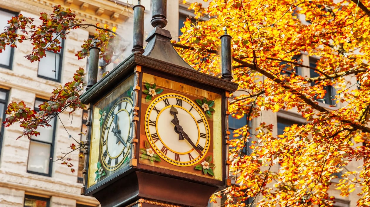 Steam Clock in Gastown District, Vancouver