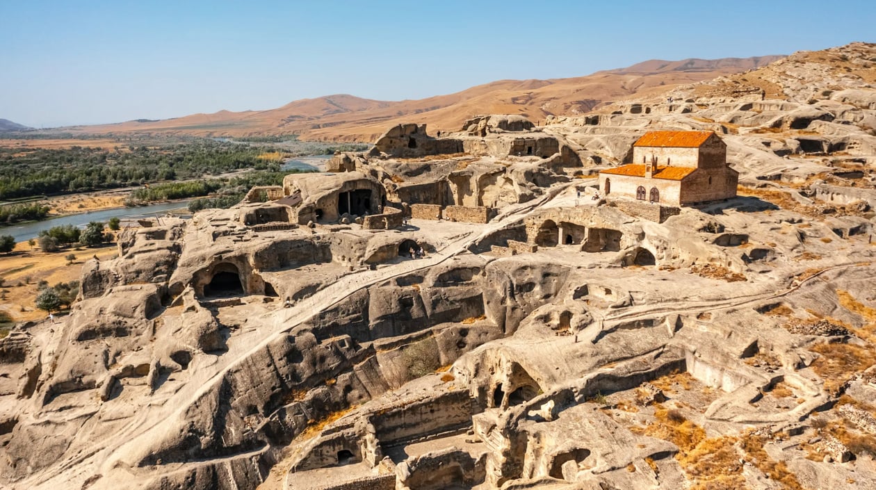 Centraal Azië - Georgië - Uplistsikhe