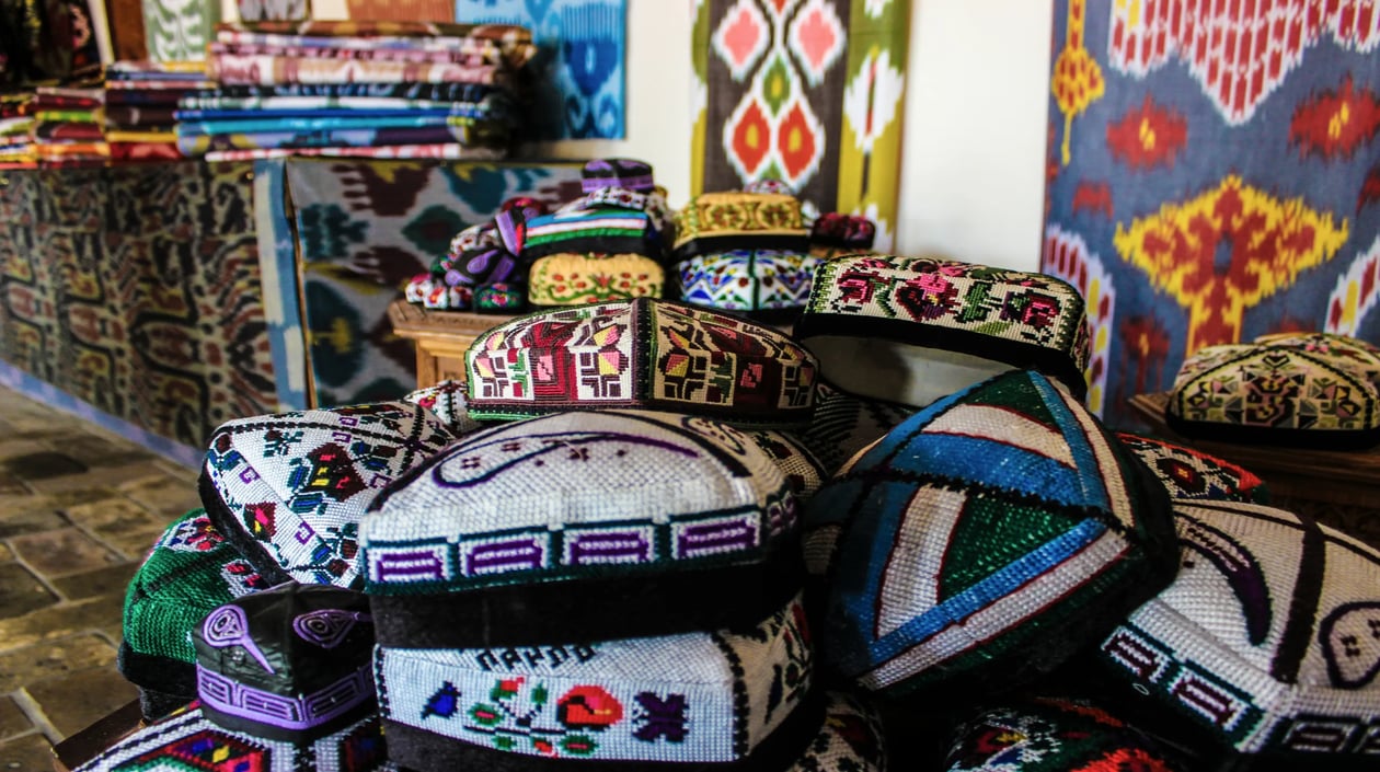 Centraal Azië - Oezbekistan - Margilan Zijdeproducten