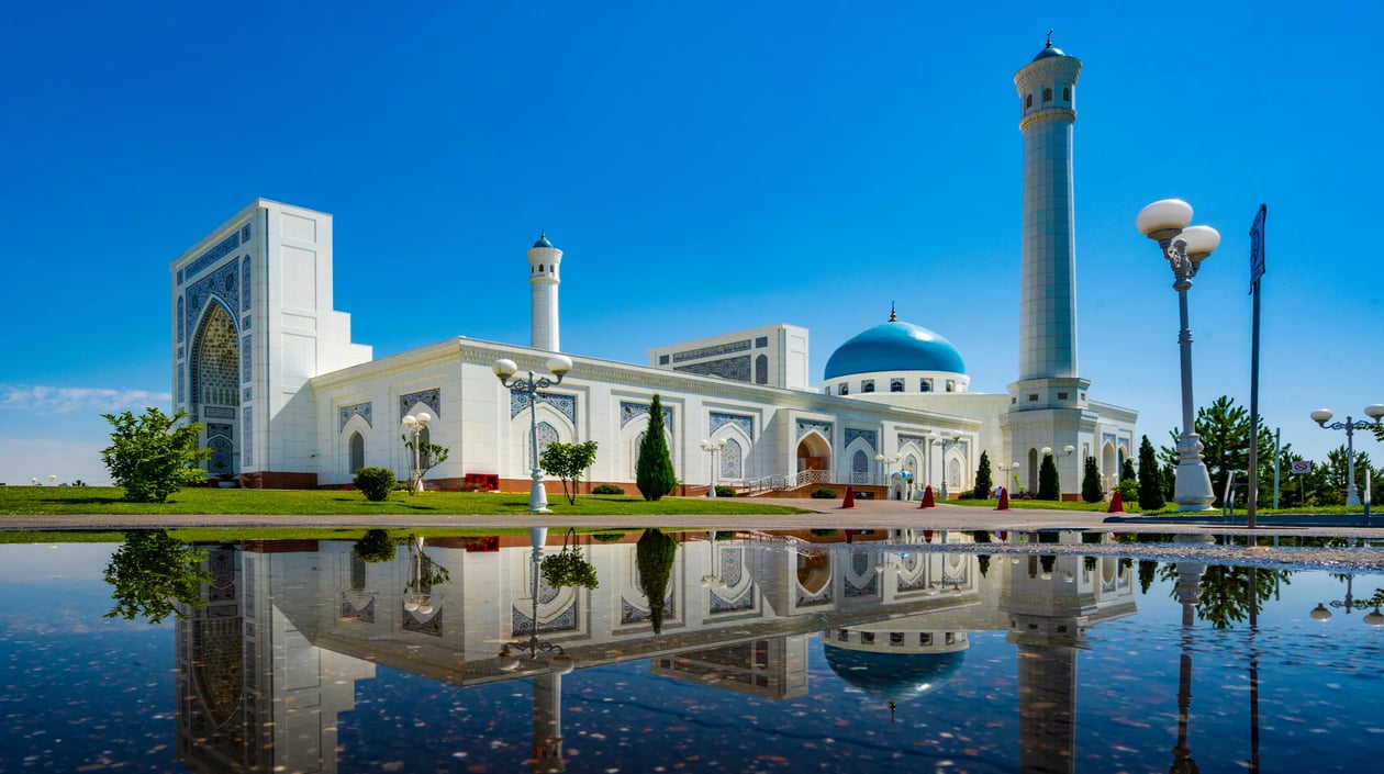 Centraal Azië - Oezbekistan - Tashkent, White Mosque