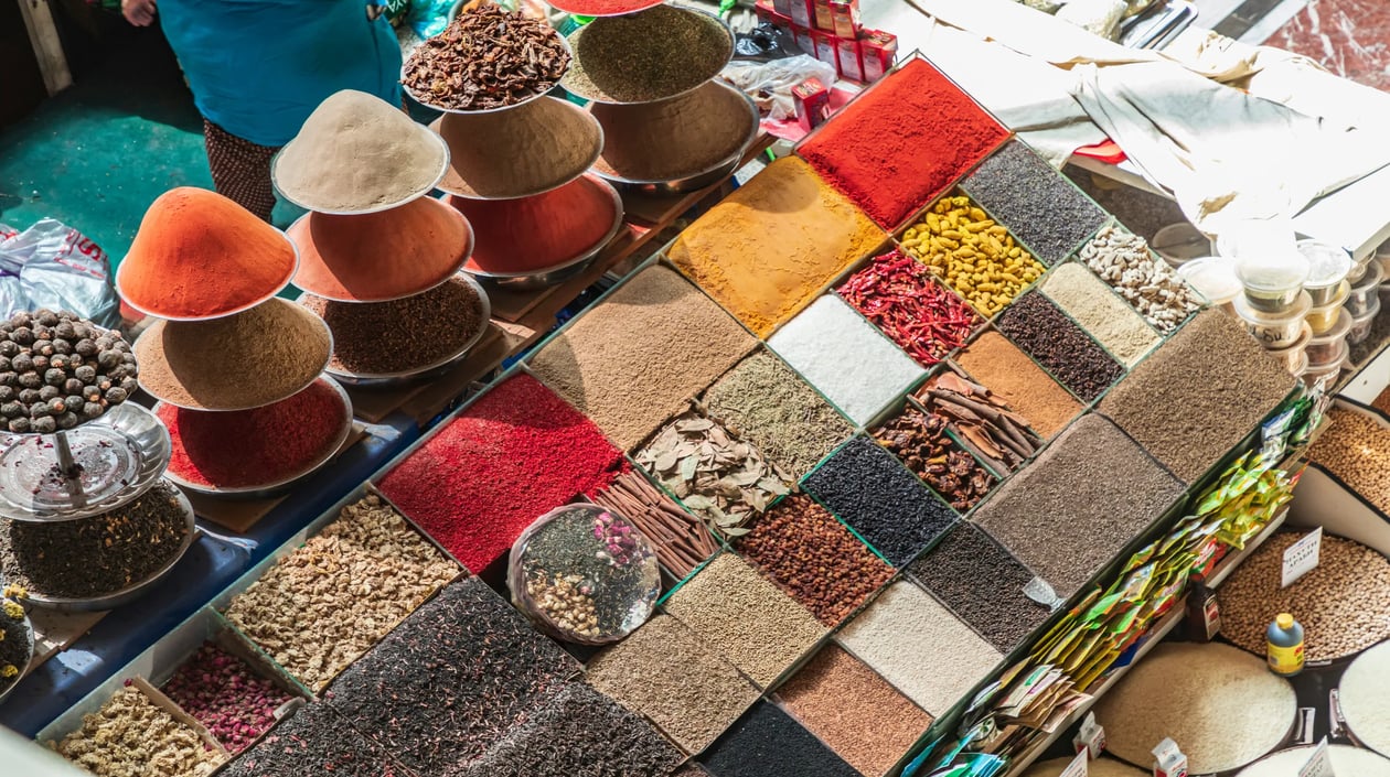 Centraal Azië - Tadzjikistan - Dushanbe markt
