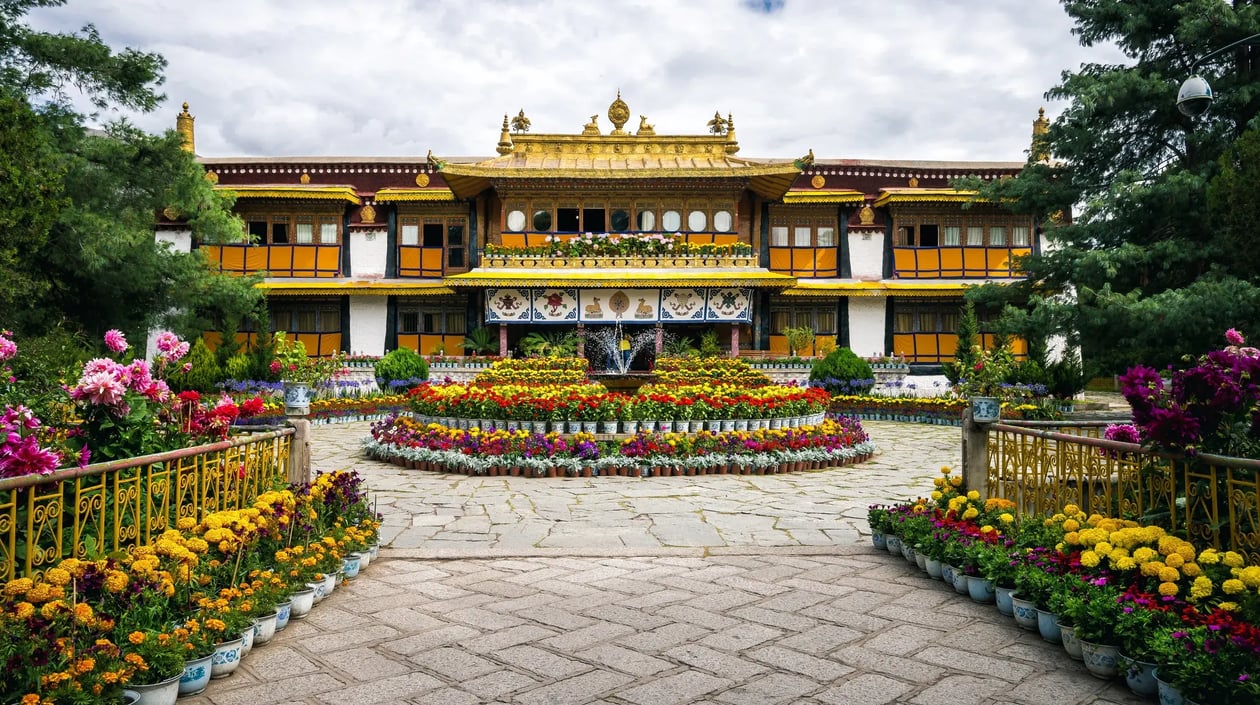 Lhasa - Norbulingka - zomer paleis dalai lama