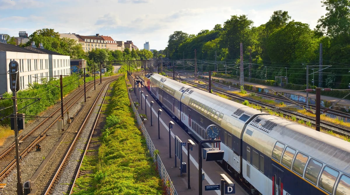 Denemarken, Kopenhagen, trein