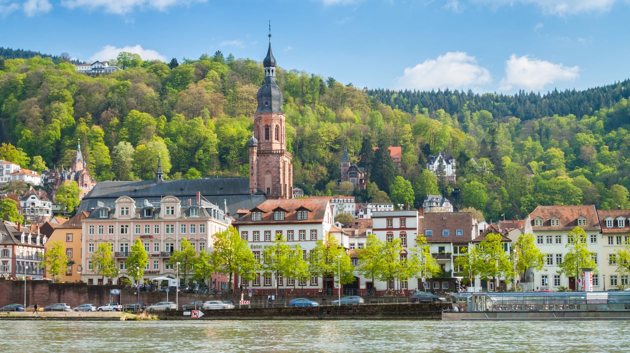 Heidelberg Kerk van de Heilige Geest in Heidelberg shutterstock_435982681