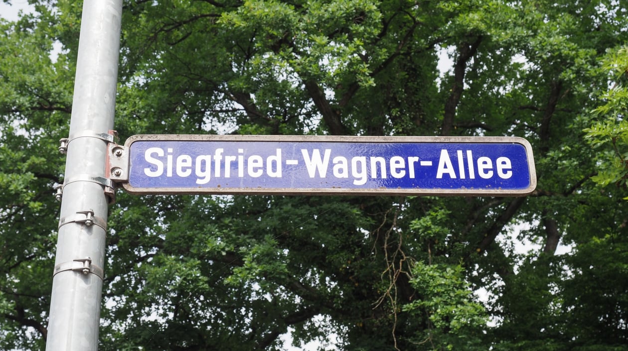 Duitsland - Bayreuth - Siegfried Wagner Allee