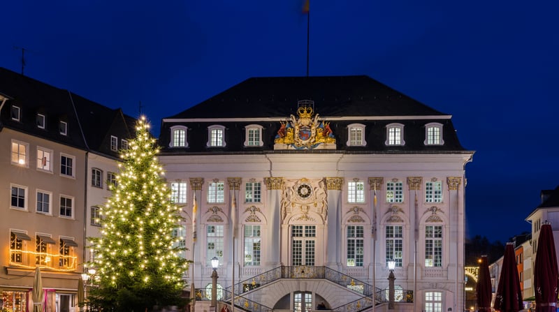 Bonn met kerst shutterstock