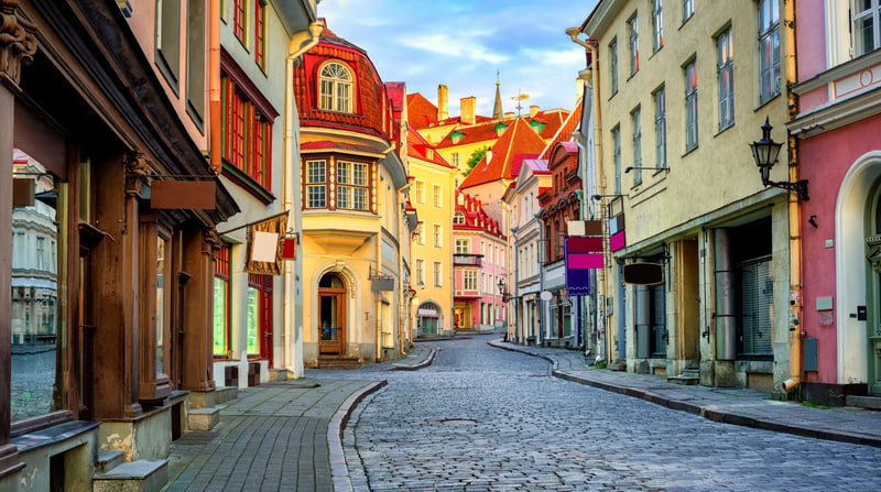 Tallinn oude centrum, shutterstock_490242040