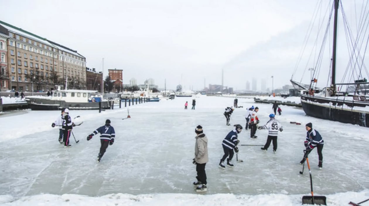 IJshockey wedstrijd - Helsinki