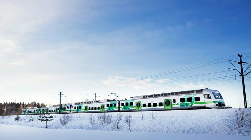 Van Helsinki naar Lapland, treinreis naar het Noorderlicht