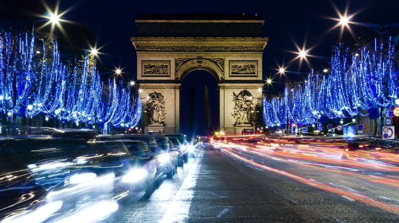 Champs Elysee Parijs, shutterstock