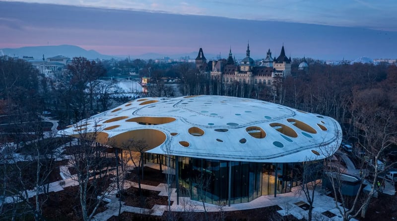 House of Music exterior, Boedapest