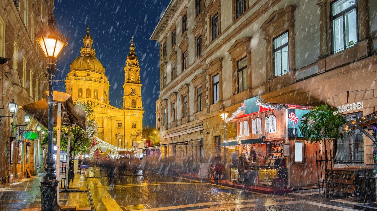 Boedapest in de winter shutterstock_1248693535