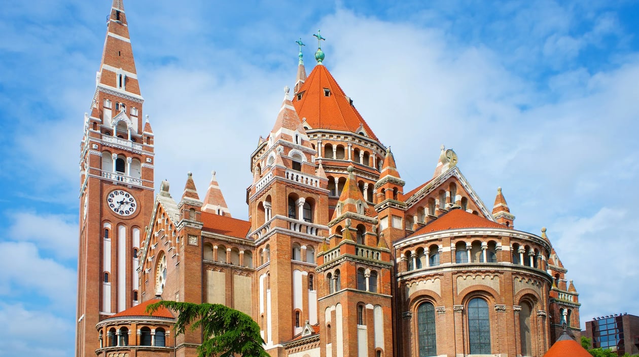 Hongarije - Votive church Szeged