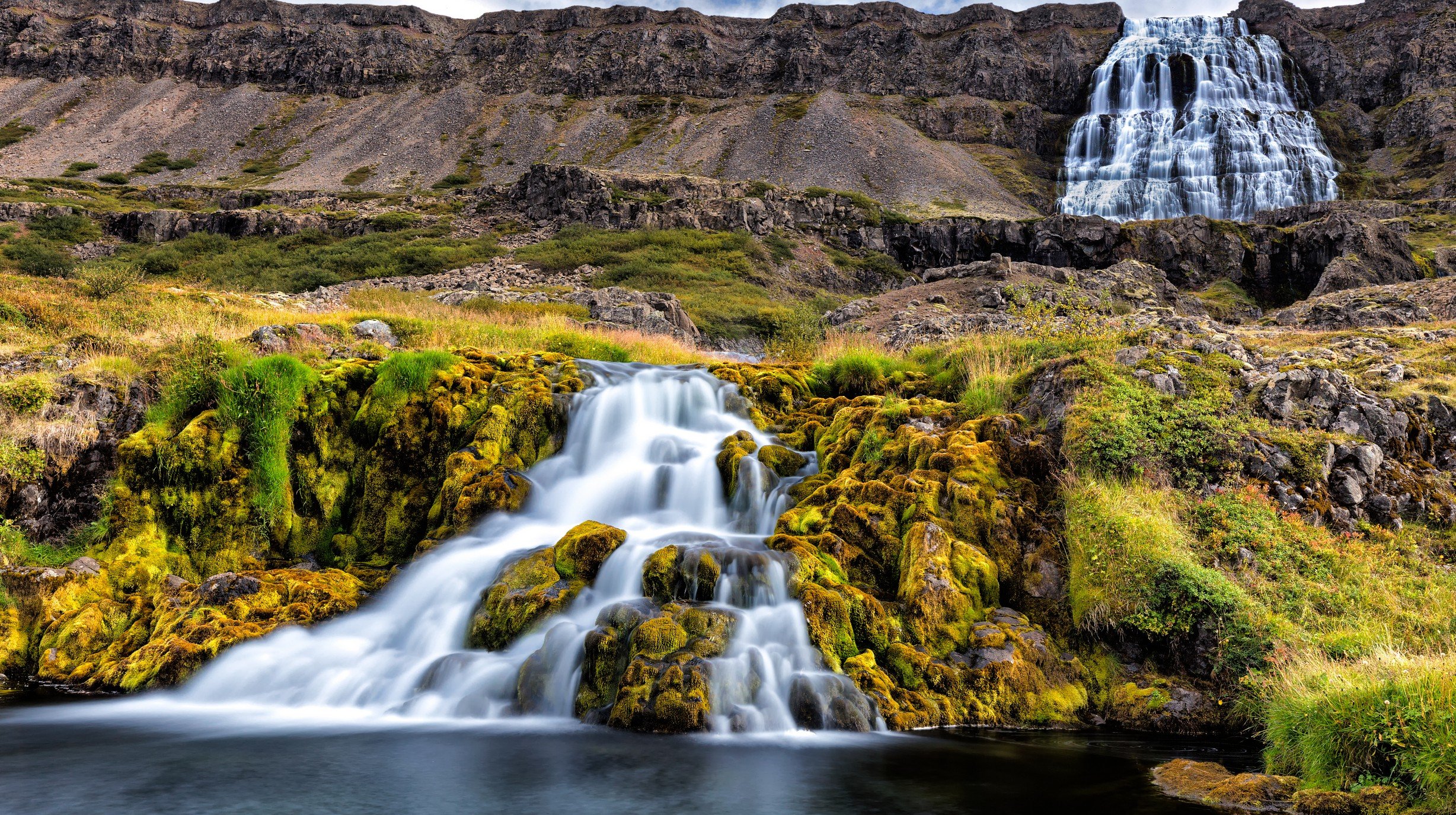 Dynjandi Waterval, IJsland, Westfjorden