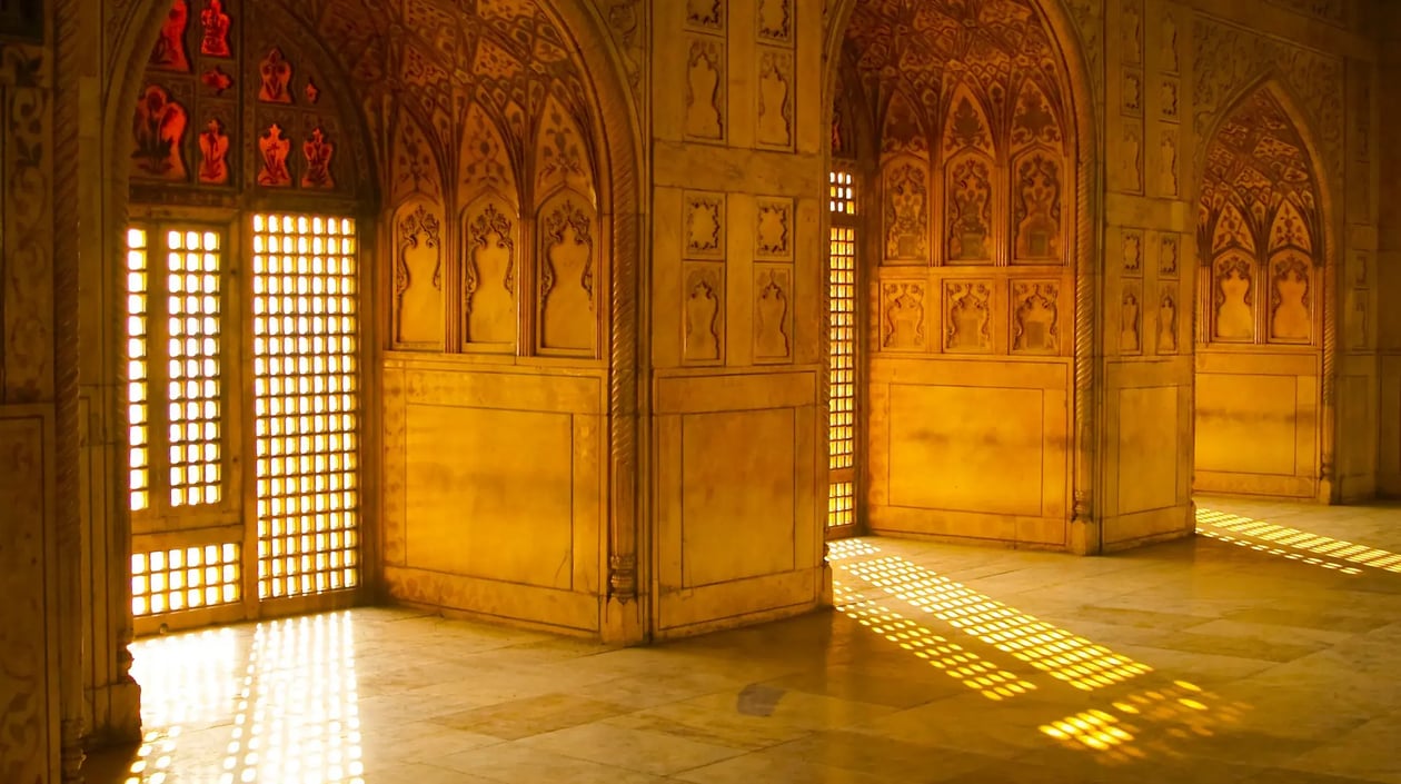 India, Agra, Agra Fort Mughal architecture_45853990