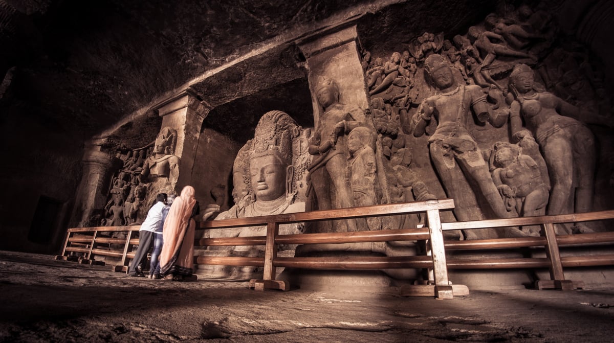 India - Mumbai - Elephanta caves