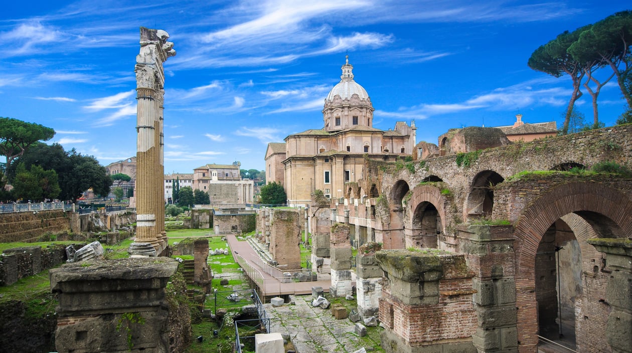 Forum Romanum Rome shutterstock_1193459584