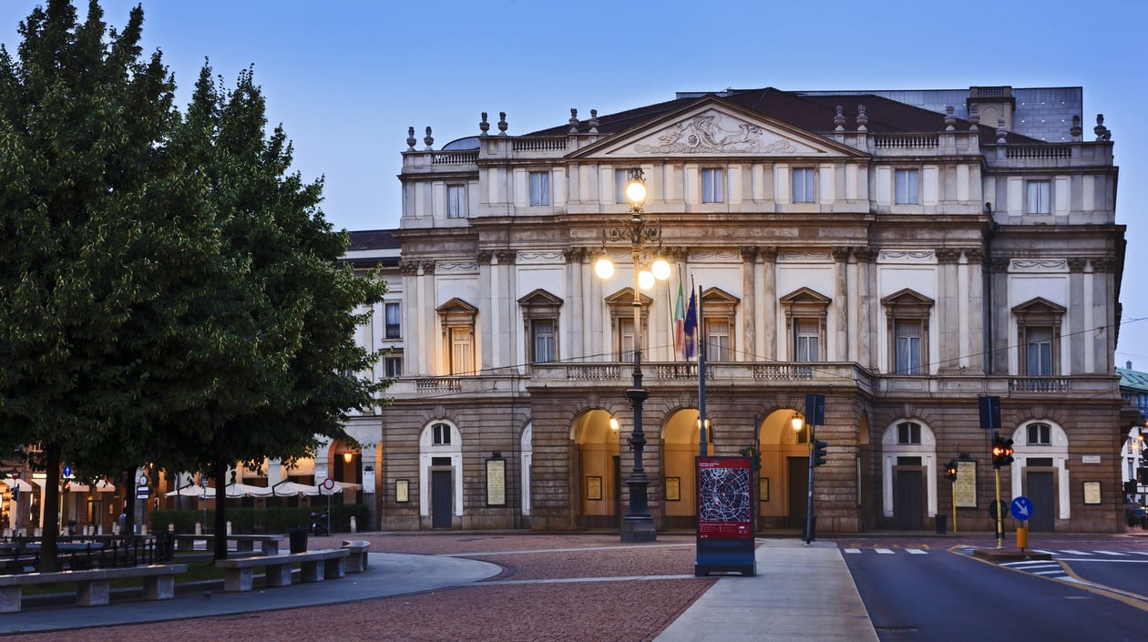 Milaan La Scala exterieur