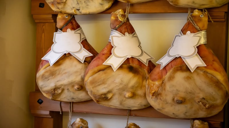 Parma, Prosciutto ham, shutterstock_2441013695