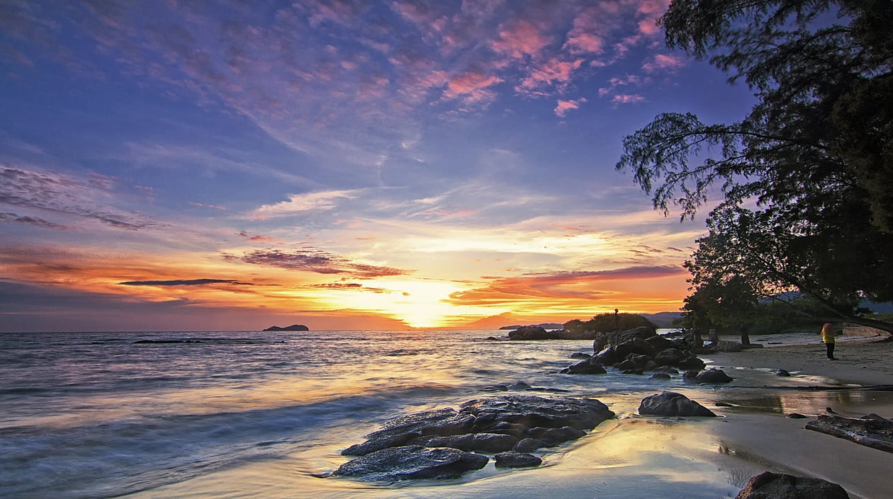 Azië - Maleisië - Penang, zonsondergang