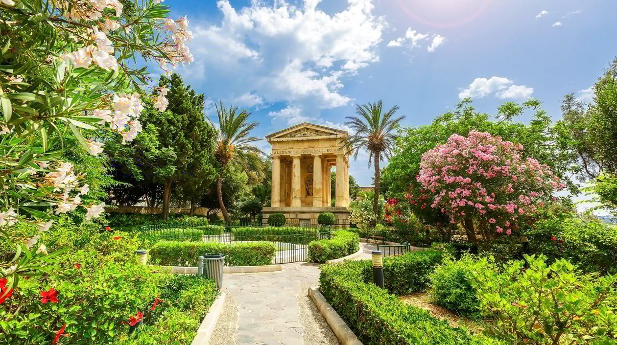shutterstock_526021669 Malta - Baracca Gardens