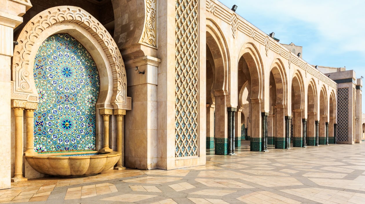 Marokko - Casablanca Moskee Hassan II