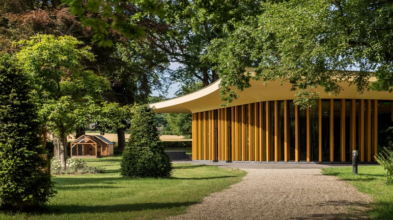 Château St. Gerlach paviljoen bij daglicht