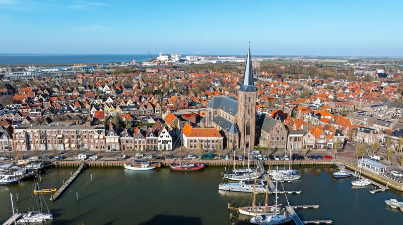 Harlingen, luchtfoto