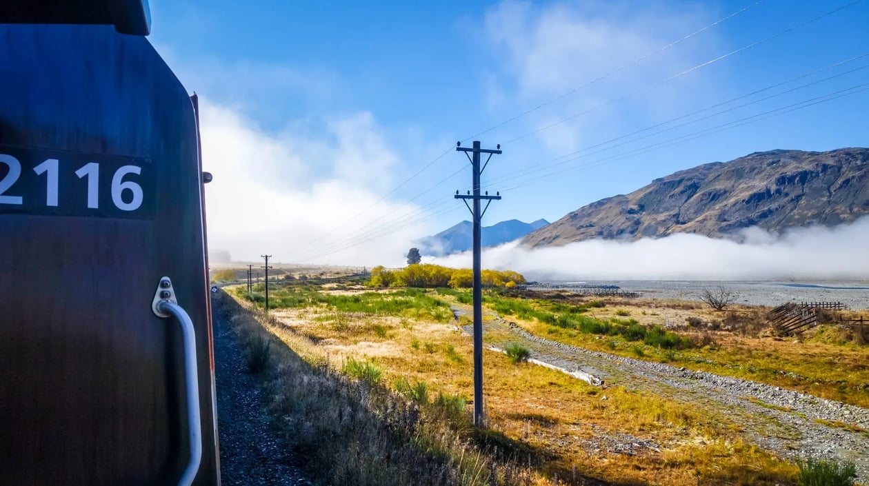 Nieuw-Zeeland, TranzAlpine Railway