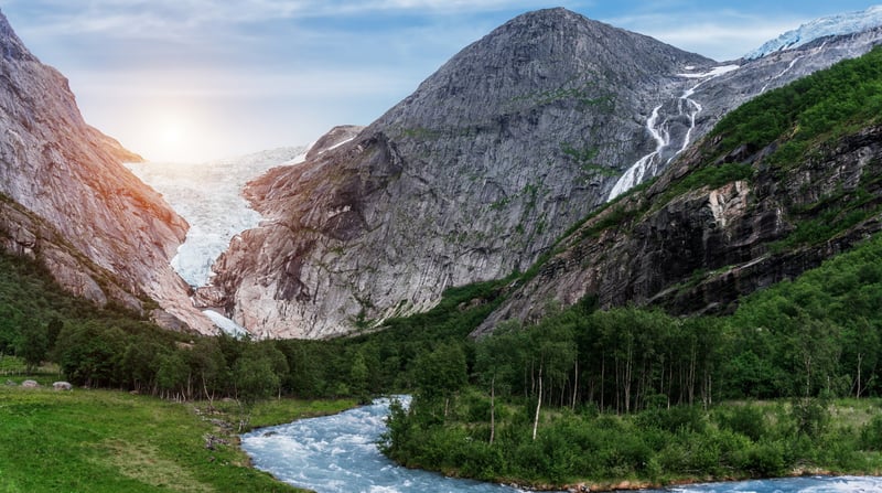 Noorwegen, Briksdal Gletsjer
