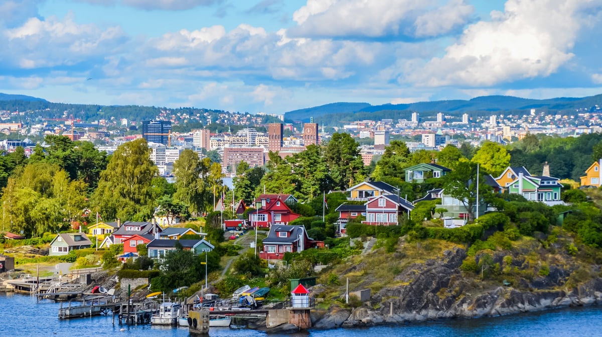 Oslo met fjord