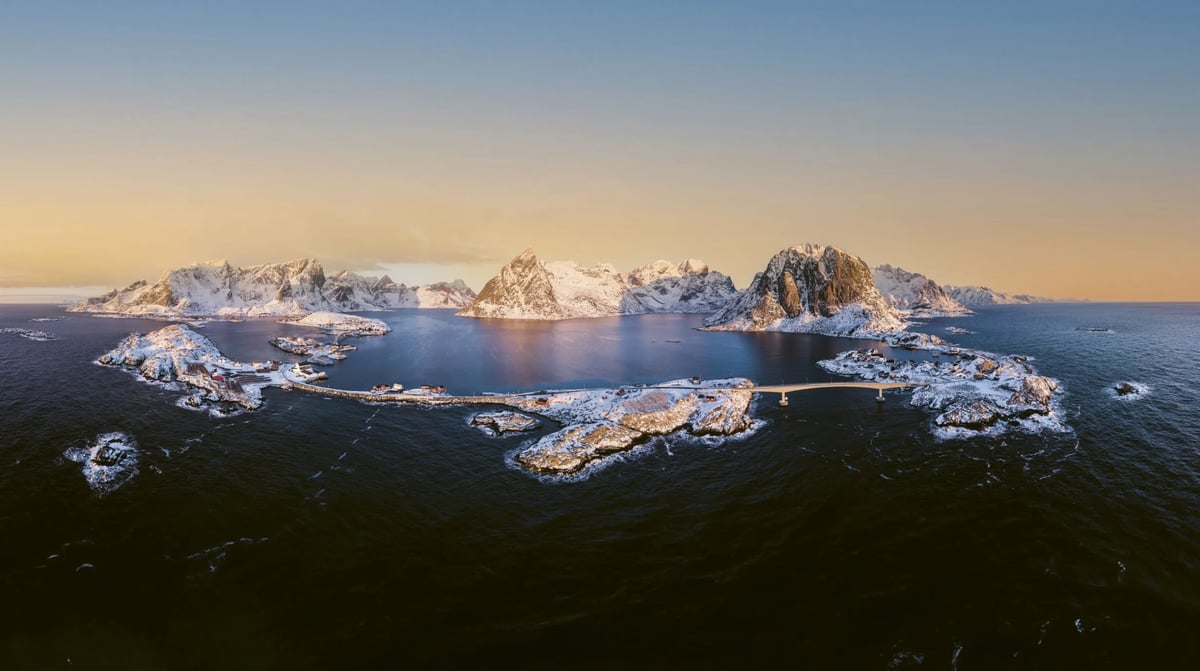 Lofoten - Aerial Winter