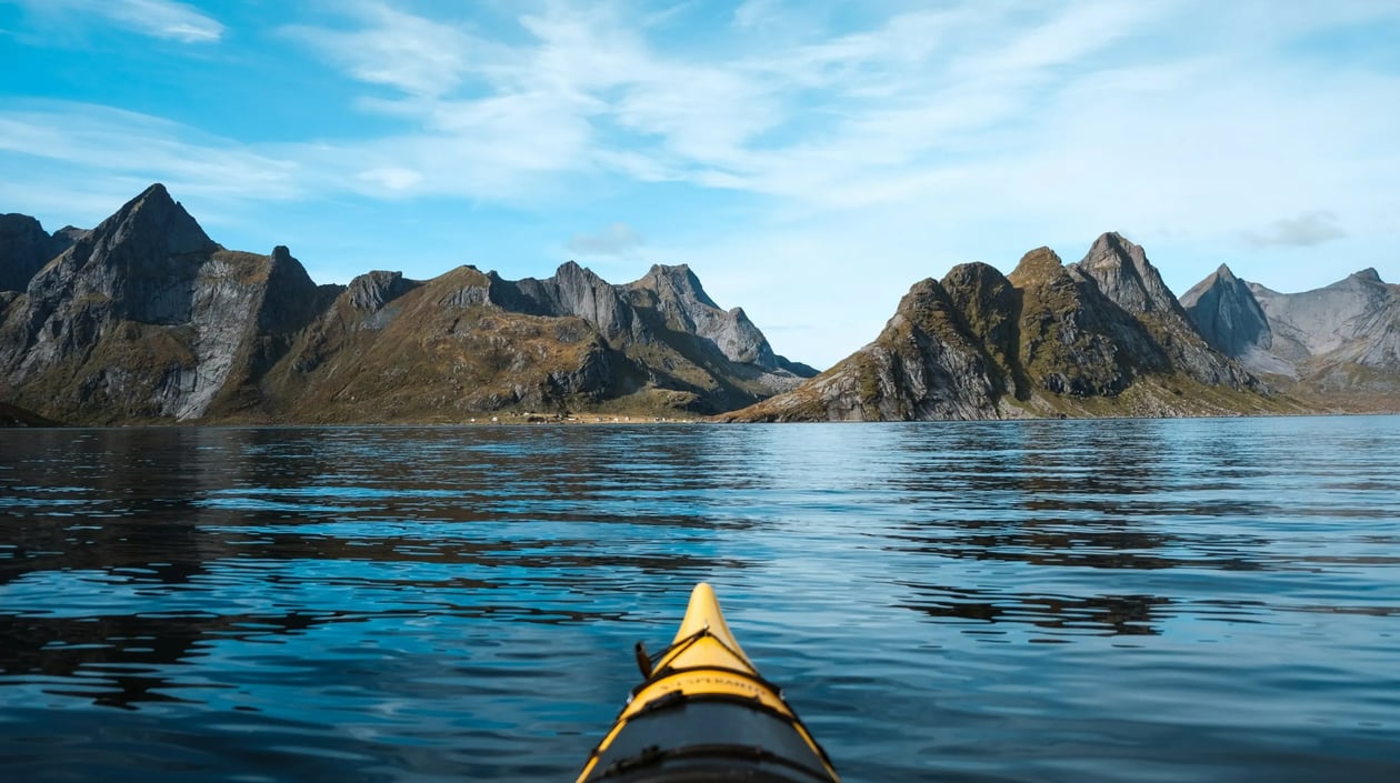 Noorwegen - Lofoten - Kajakken