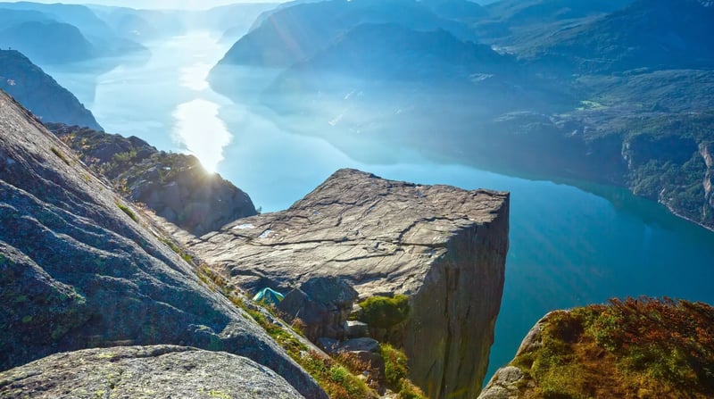 Naar de Noorse fjorden