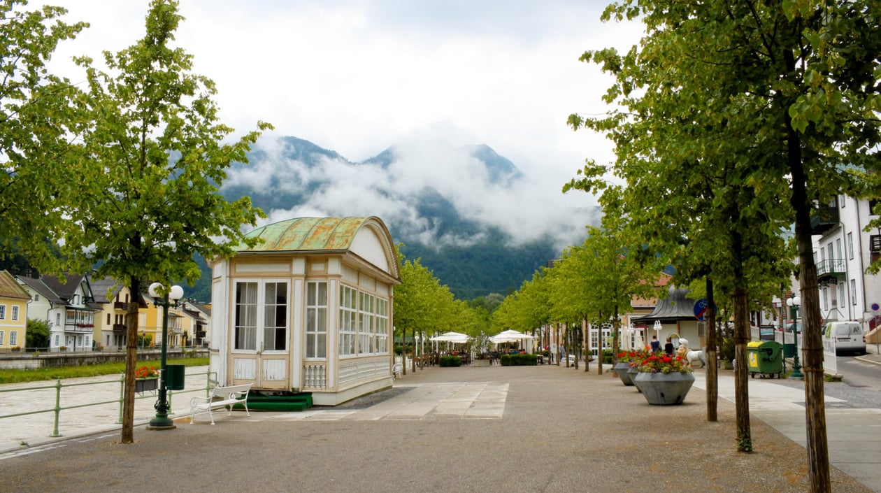 Bad Ischl rivier kant shutterstock_154657691