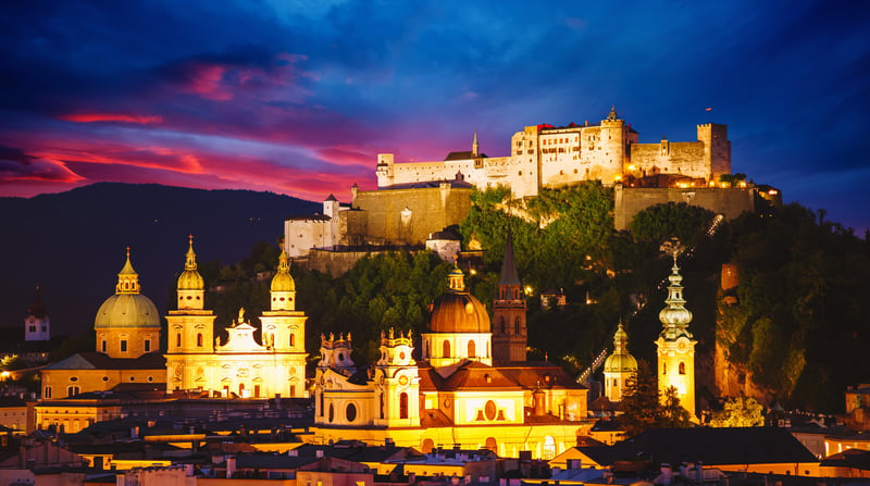 Festung Hohensalzburg Salzburg shutterstock_1724432296