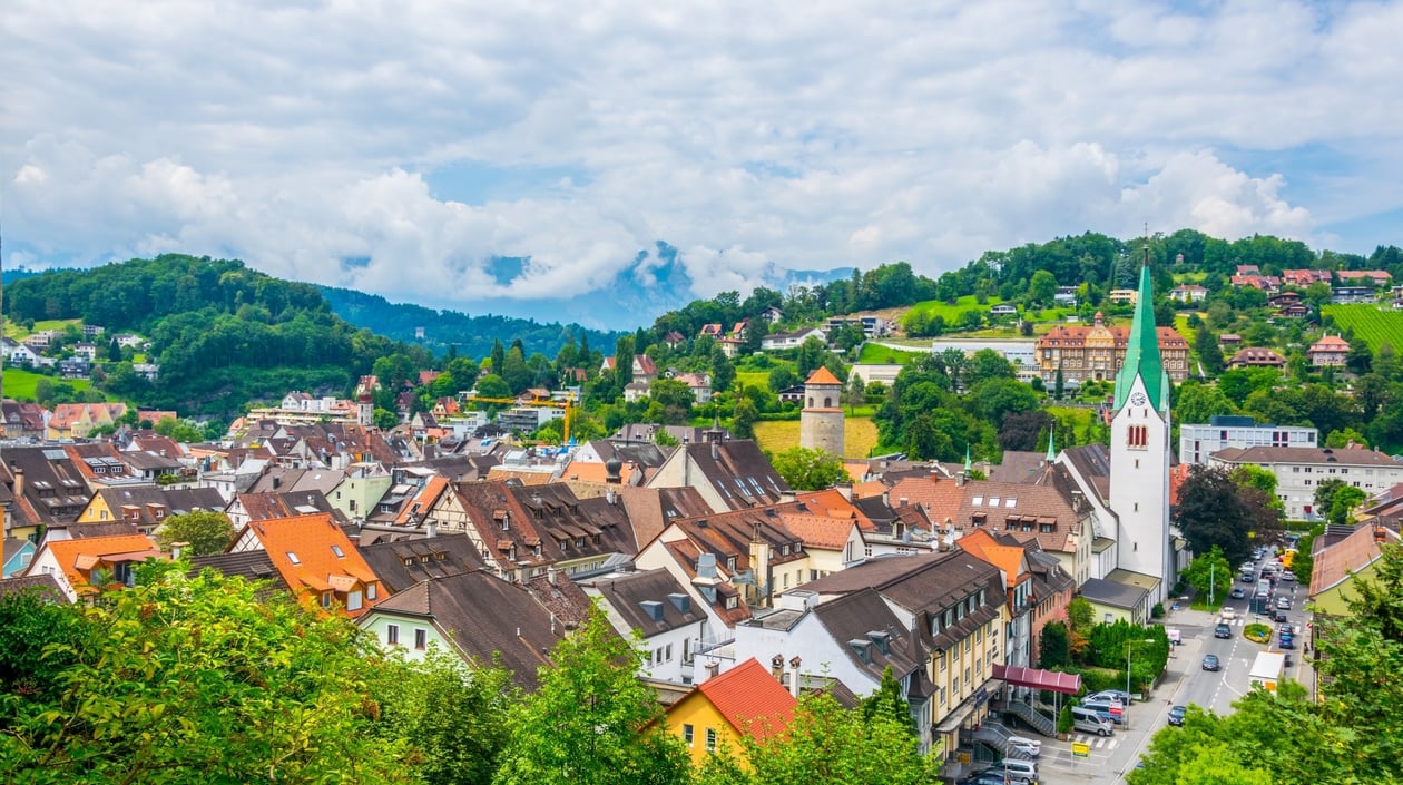 Feldkirch bovenaf