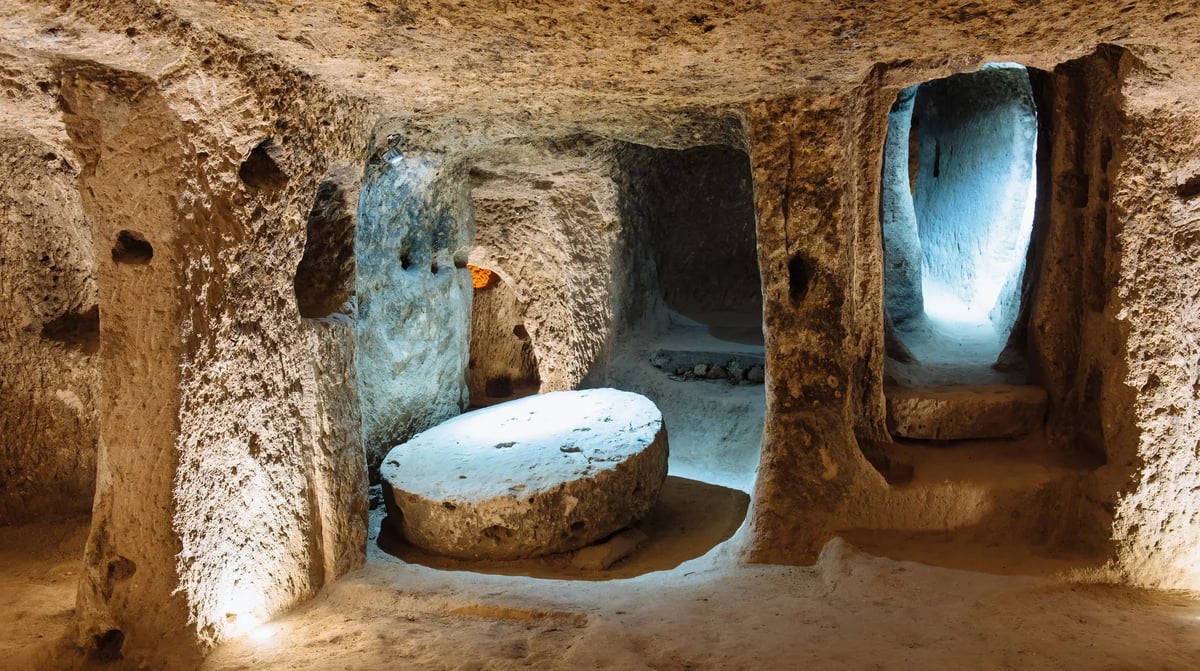 Ozkonak Ondergrondse stad - Cappadocië