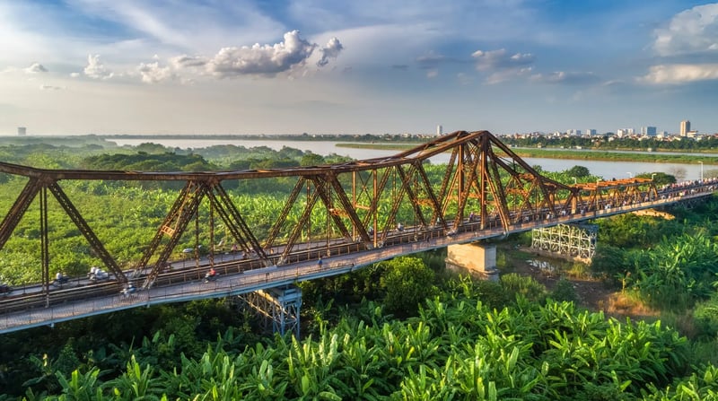 Vietnam - Hanoi - Long Bien Bridge