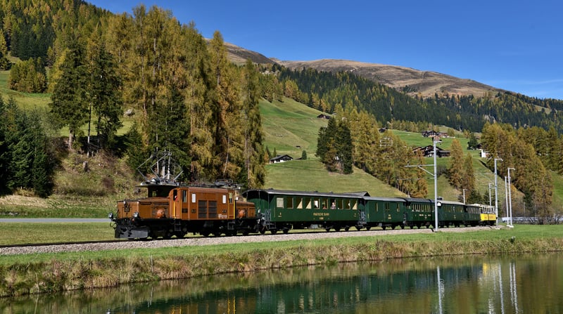 Davos nostalgische trein